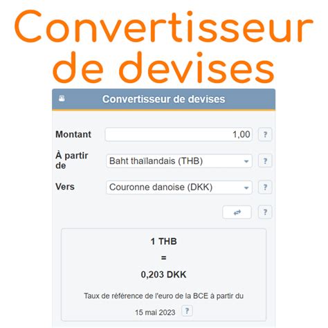 Convertisseur de devises .